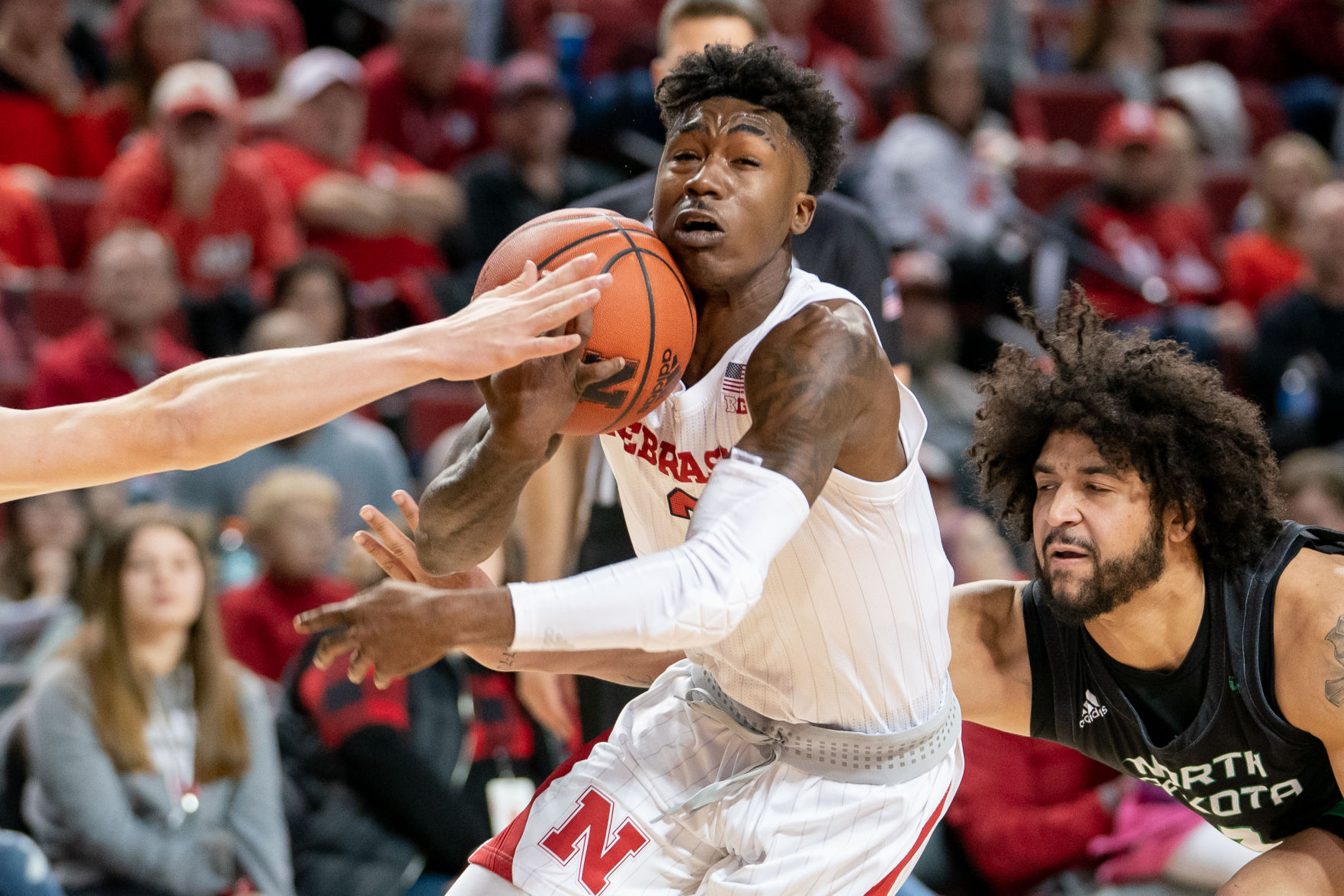 Nebraska Basketball vs. North Dakota Photo No. 9